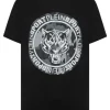 Clearance Philipp Plein T-shirt Round Neck Carbon Tiger