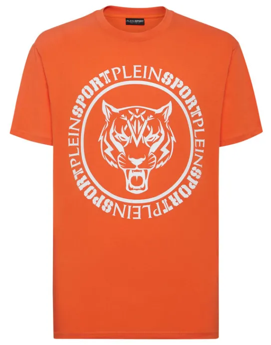 Sale Philipp Plein T-shirt Round Neck Carbon Tiger