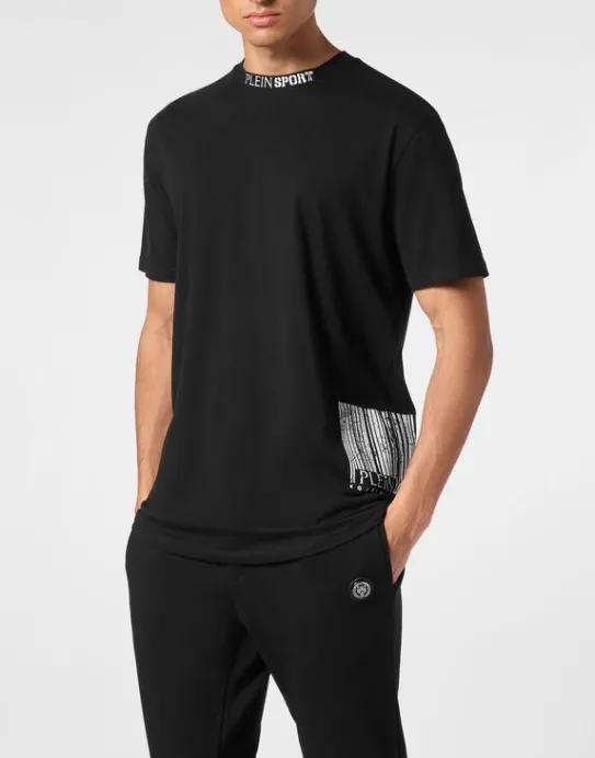 Hot Philipp Plein T-shirt Round Neck SS Barcode