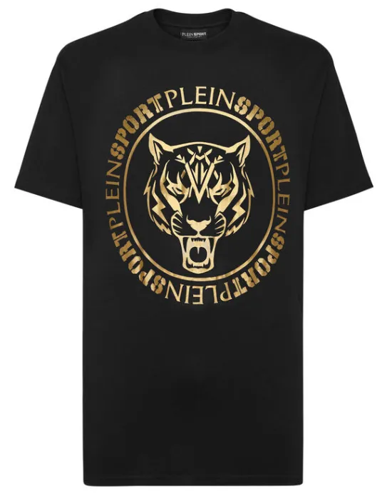 New Philipp Plein T-shirt Round Neck SS Carbon Tiger