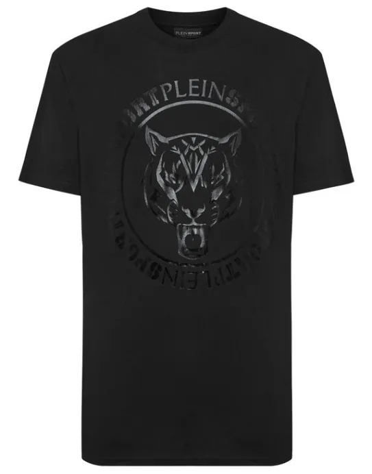 Online Philipp Plein T-shirt Round Neck SS Carbon Tiger