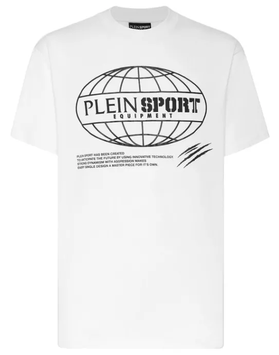 Sale Philipp Plein T-shirt Round Neck SS Global Express Edition