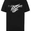 Clearance Philipp Plein T-shirt Round Neck SS Scratch