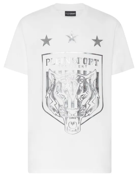 Sale Philipp Plein T-shirt Round Neck SS Tiger Crest Edition