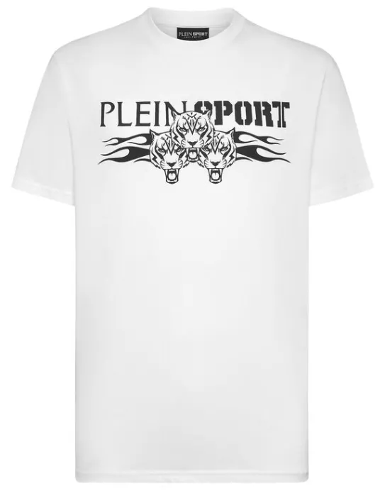 Outlet Philipp Plein T-shirt Round Neck SS Tiger