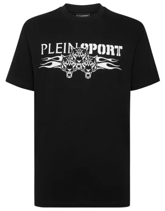 Discount Philipp Plein T-shirt Round Neck SS Tiger