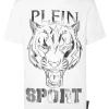 Outlet Philipp Plein T-shirt Round Neck SS Tiger