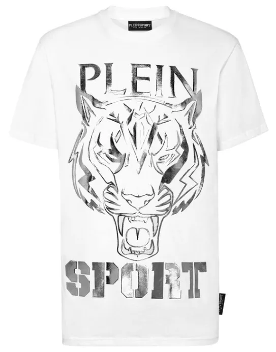 Outlet Philipp Plein T-shirt Round Neck SS Tiger