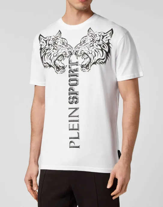 Online Philipp Plein T-shirt Round Neck SS Tiger