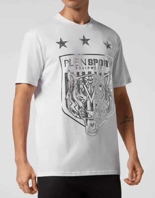 Sale Philipp Plein T-shirt Round Neck SS Tiger Crest Edition