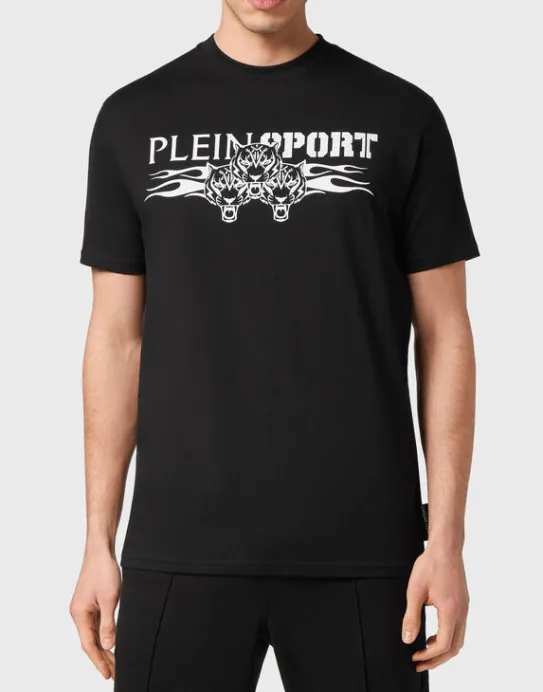 Discount Philipp Plein T-shirt Round Neck SS Tiger