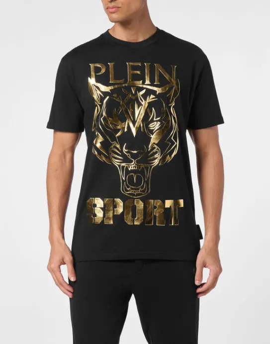 Fashion Philipp Plein T-shirt Round Neck SS Tiger